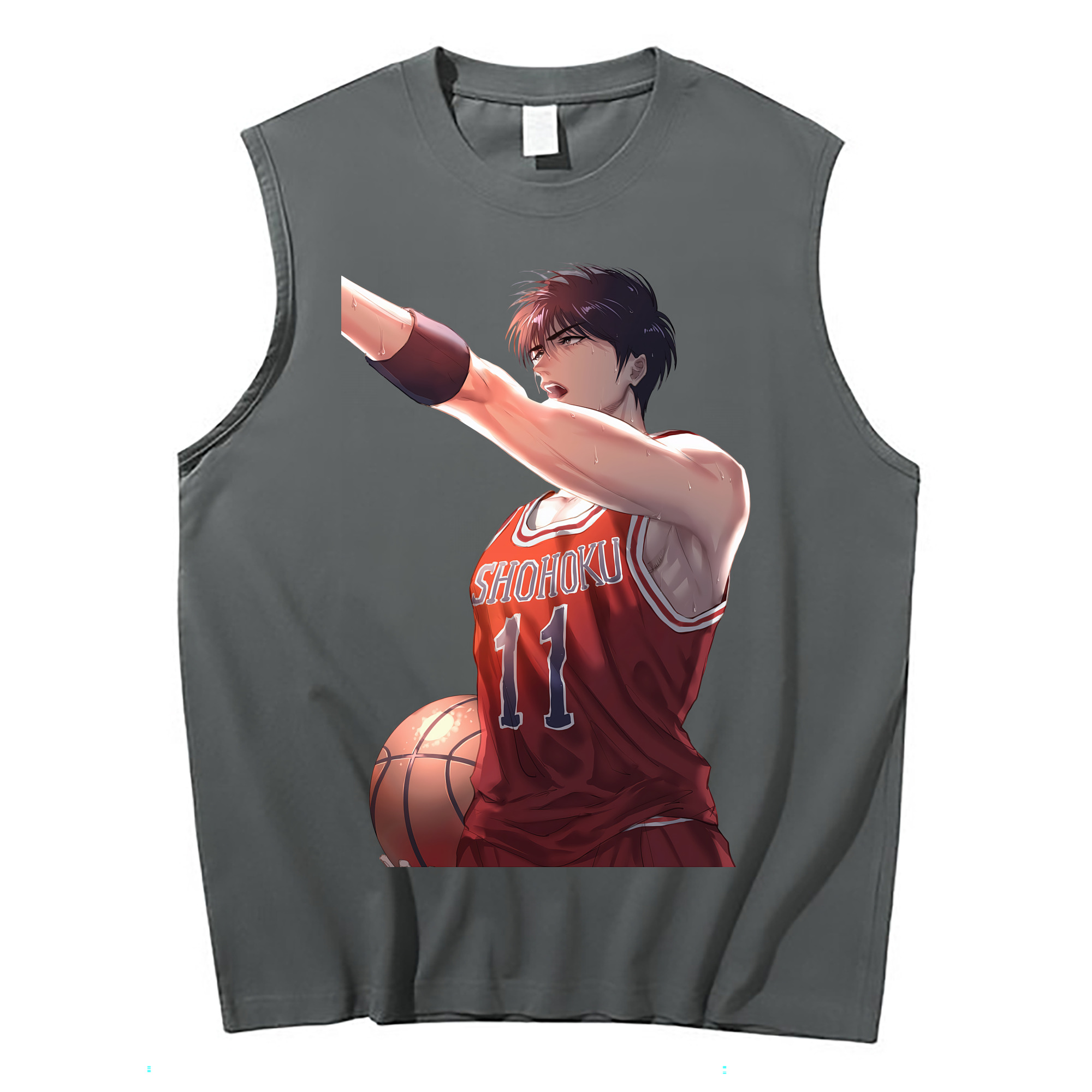 （画像用） SLAM DUNK／スラムダンク コットン100％タンクトップ（フロントプリント）